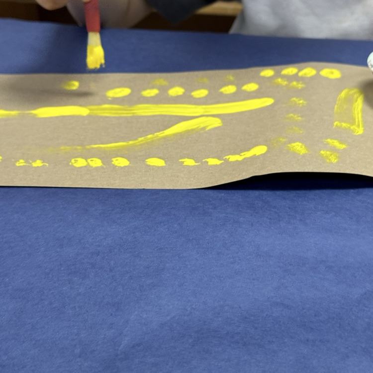 experimenting with different types of strokes 