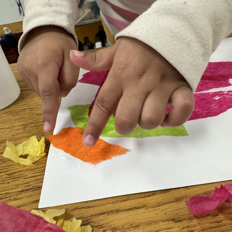 working on fine motor skills 