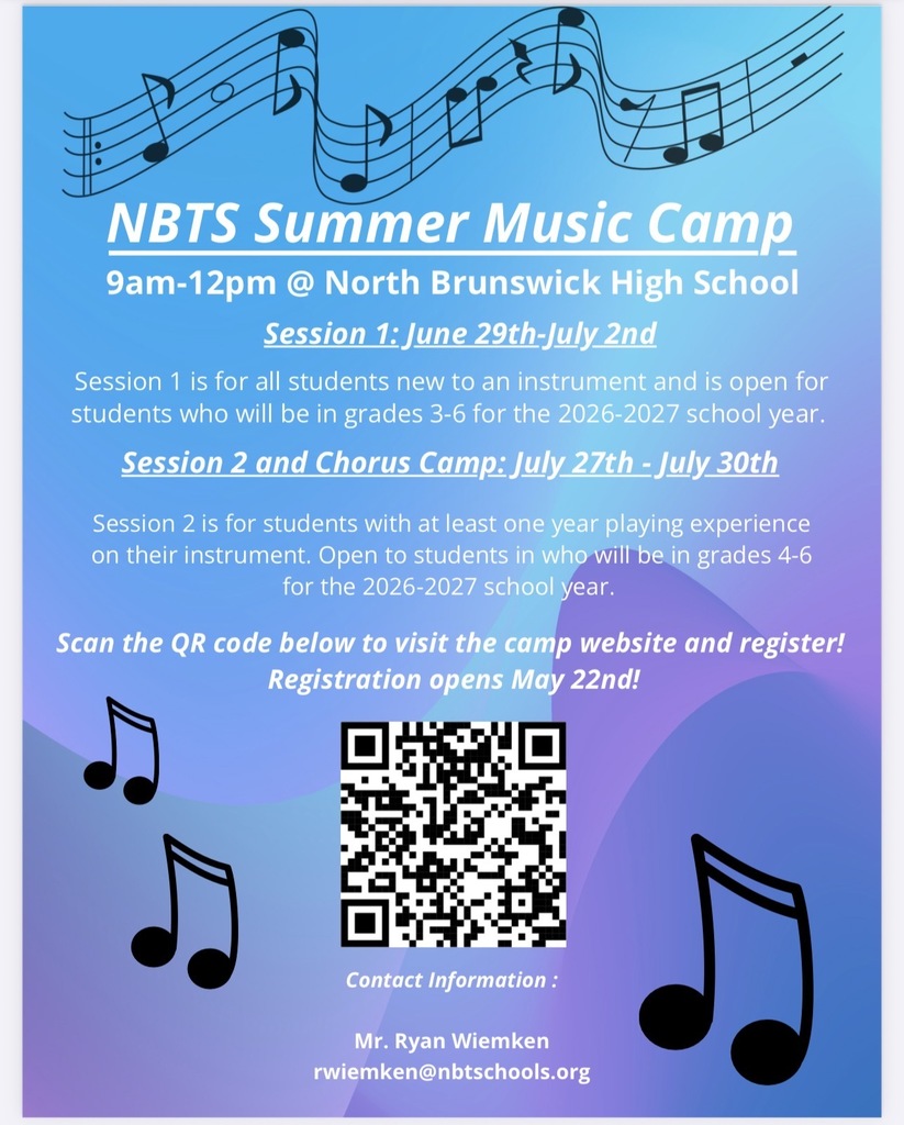 NBTS FREE SUMMER MUSIC CAMP