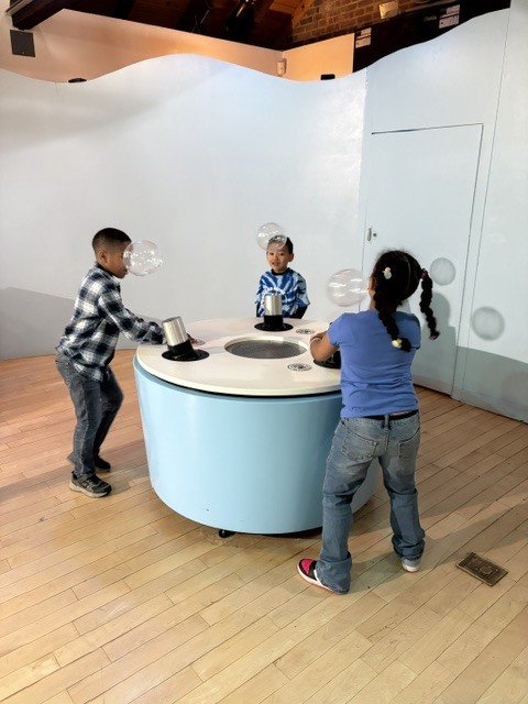 Students visiting the Staten Island Children's Museum.