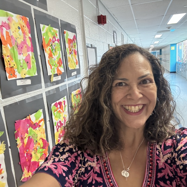 Teacher taking selfie