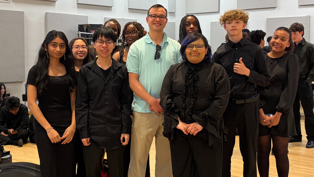NBTHS Students at the CJMEA HS Honors Orchestra
