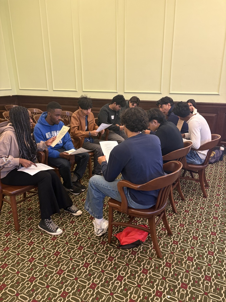 Students from AP Gov & Politics class at the NJ State House (trip organized by Ms. Rutsky)