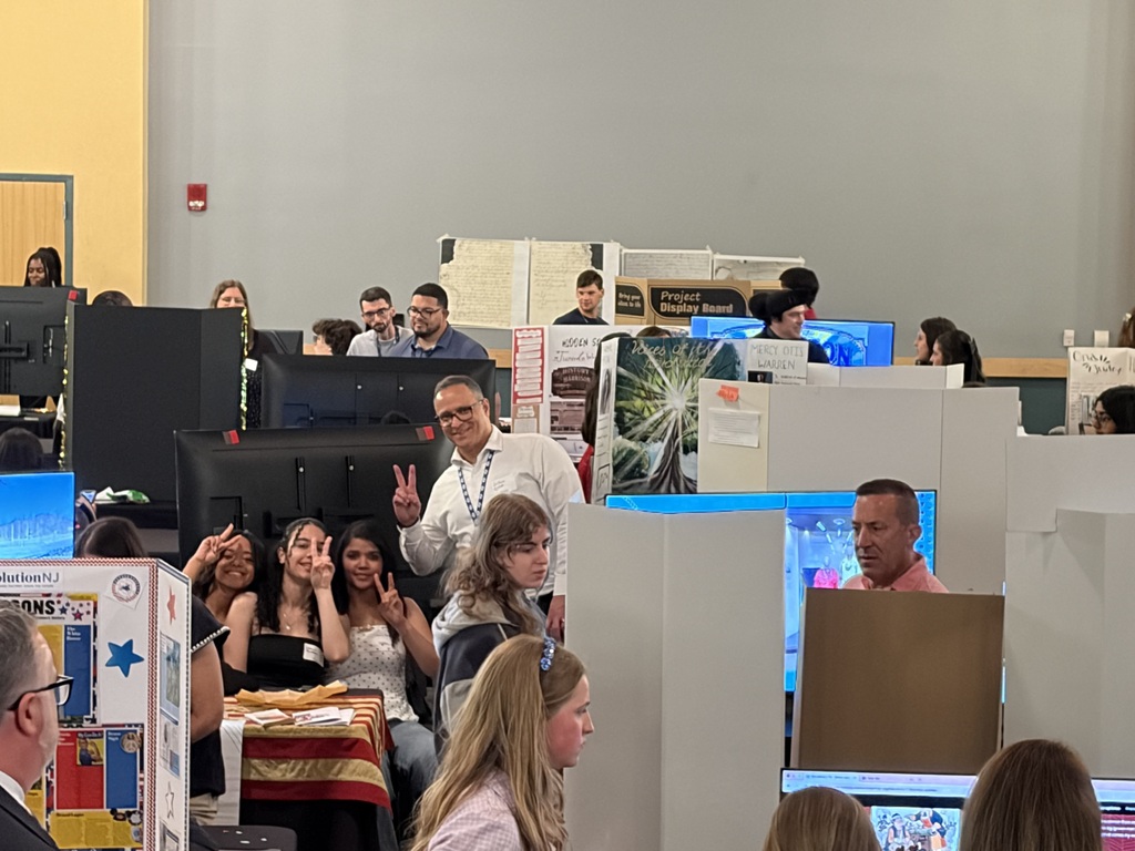 Mr. Ojeda and his students at the Revolution NJ Expo, located at Rutgers University, 5/28/26