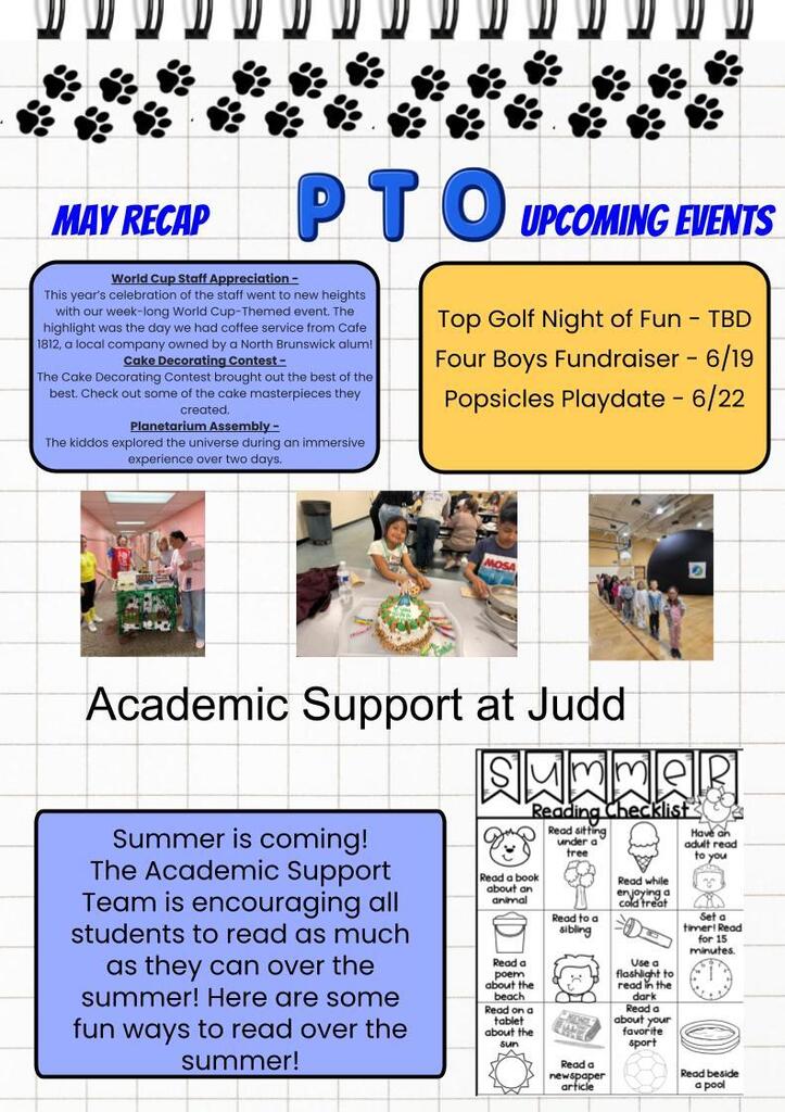 May Judd Happenings