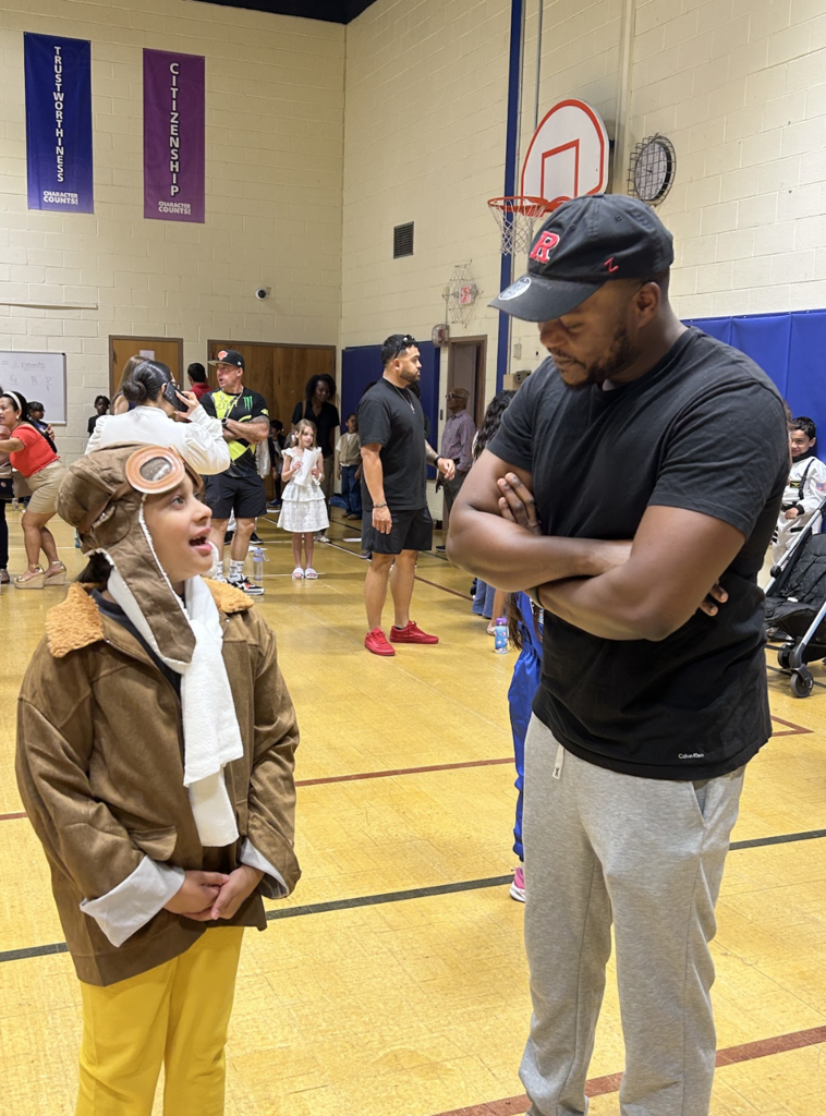 Student dressed as explorer