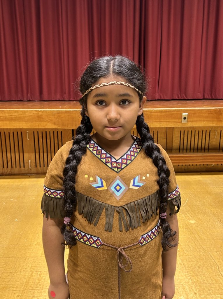 Student dressed as explorer