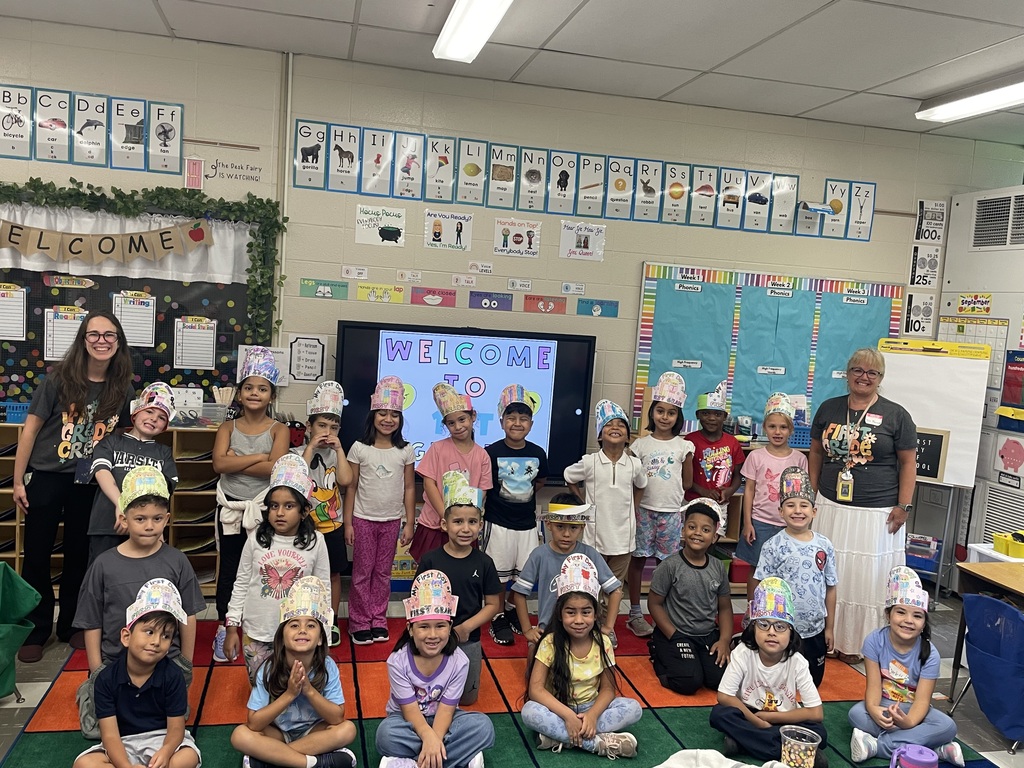 First graders at Judd having a great day!