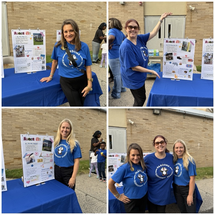 Group photos at the meet the admin night