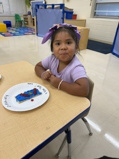 Students creating crafts