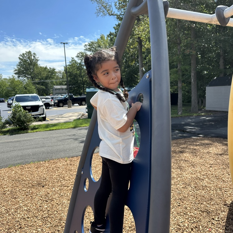 Students on Judd Playground 