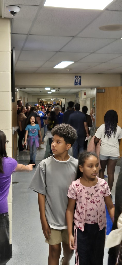 Families attending back to school night