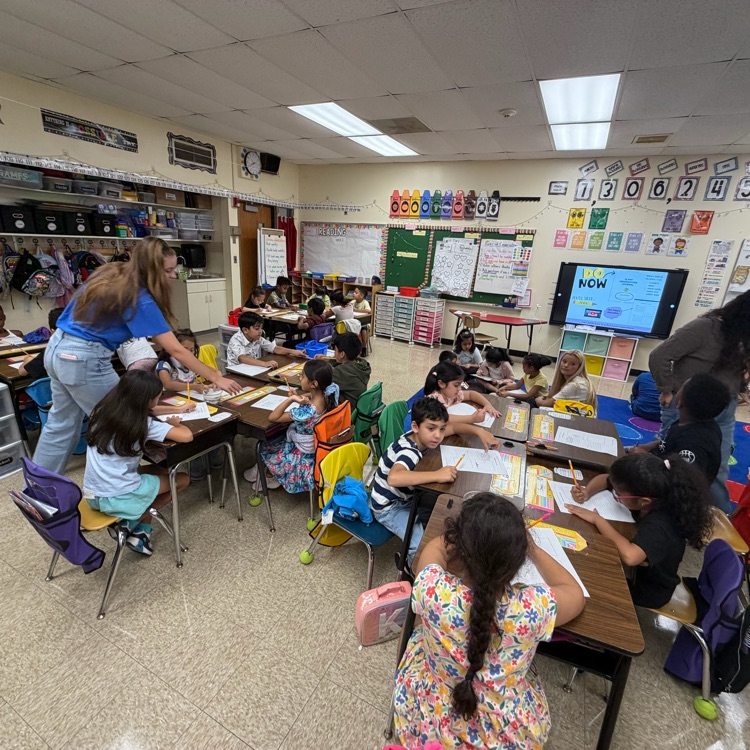 Students writing in their observation journals 