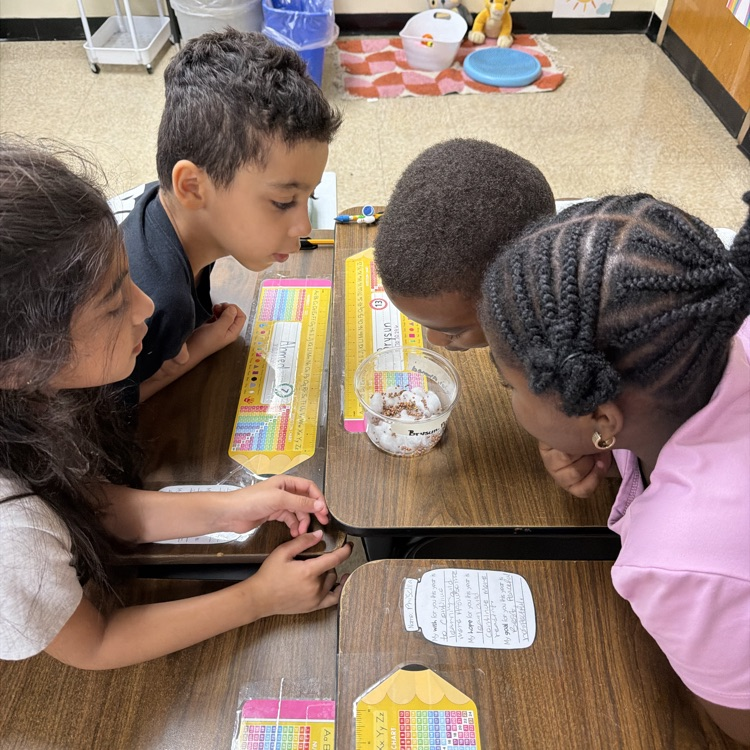 students experimenting