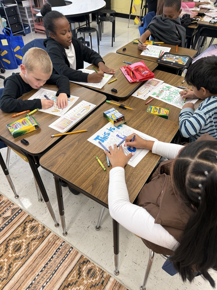 students at work 