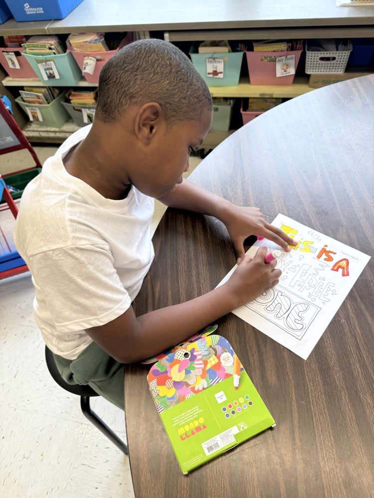students at work 
