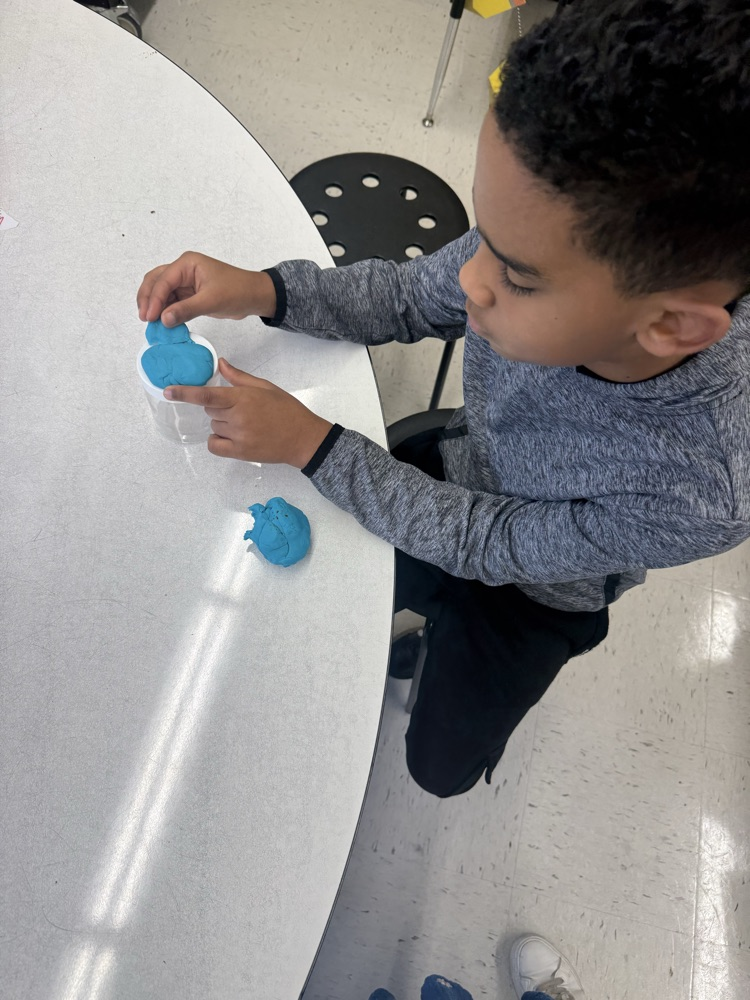 kids at work on stem activities