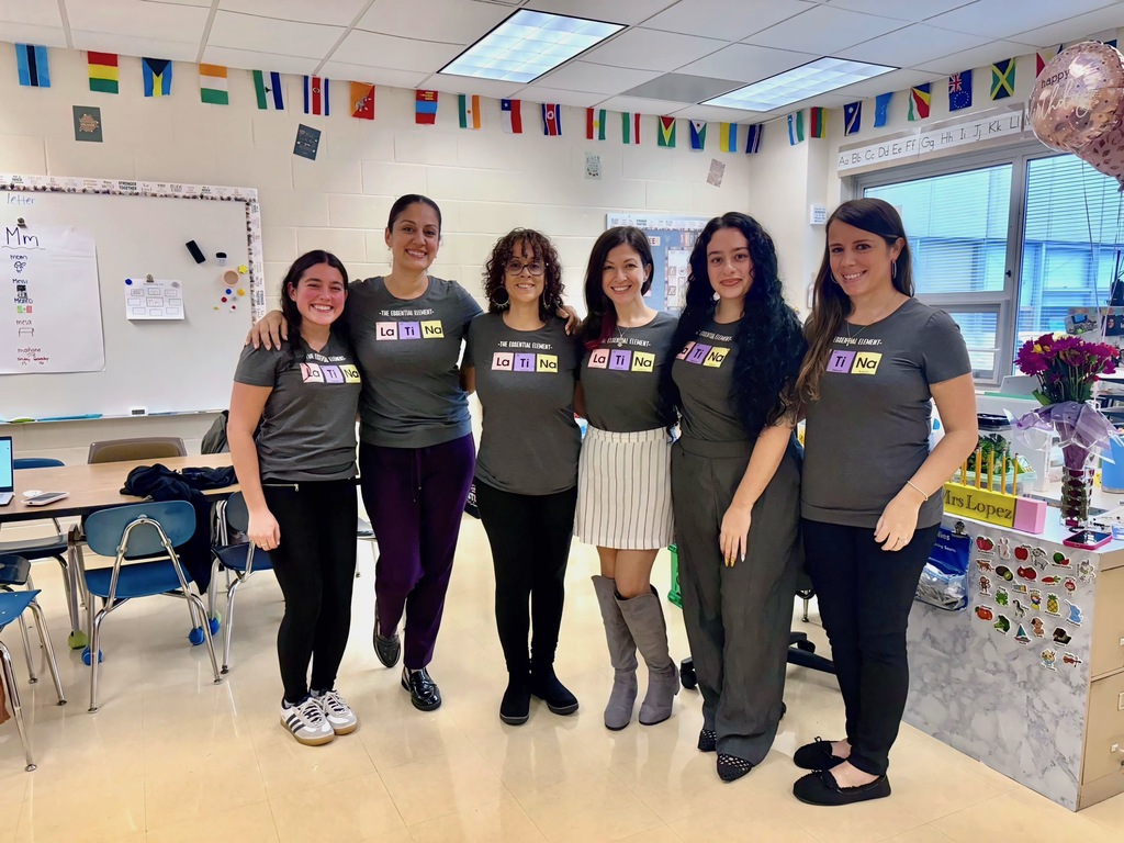 Teachers in Hispanic Heritage Month tshirts