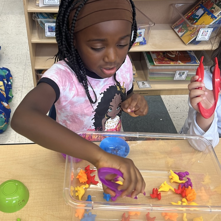 students practicing Fine Motor skills