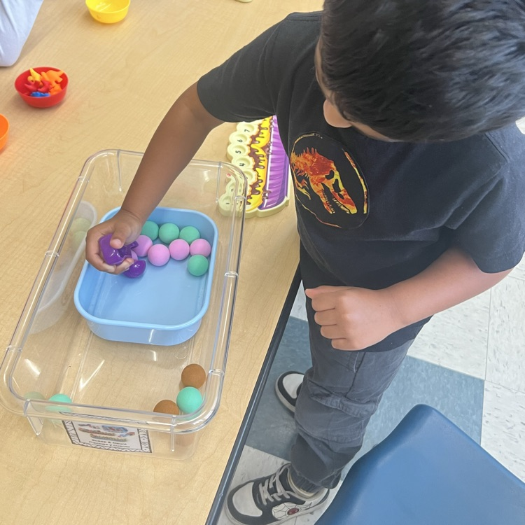 students practicing Fine Motor skills
