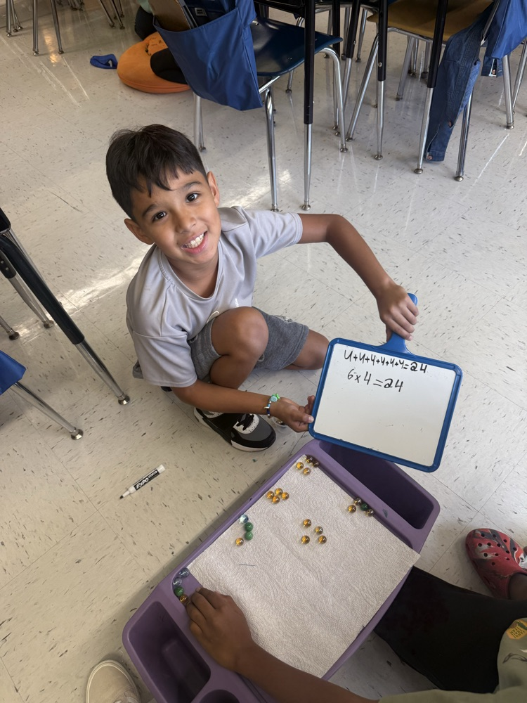 students investigating math by working together