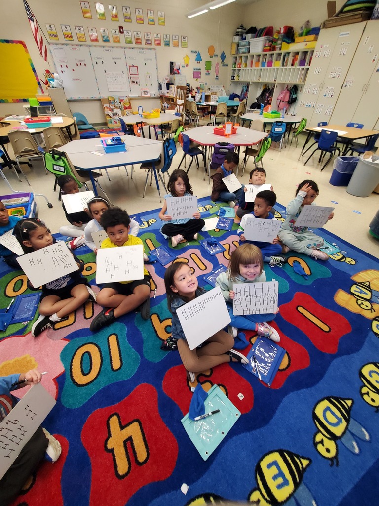 Student writing letters
