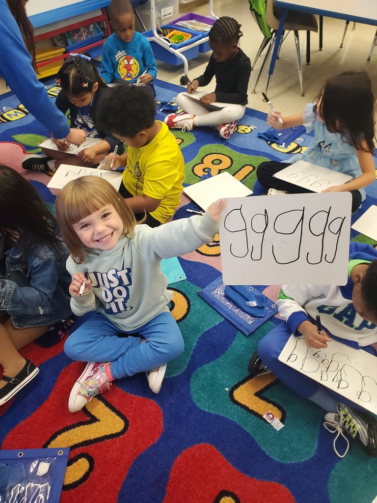 Student writing letters