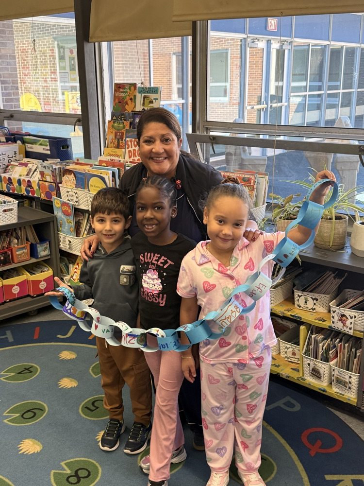 Students and teacher holding Respect Chain