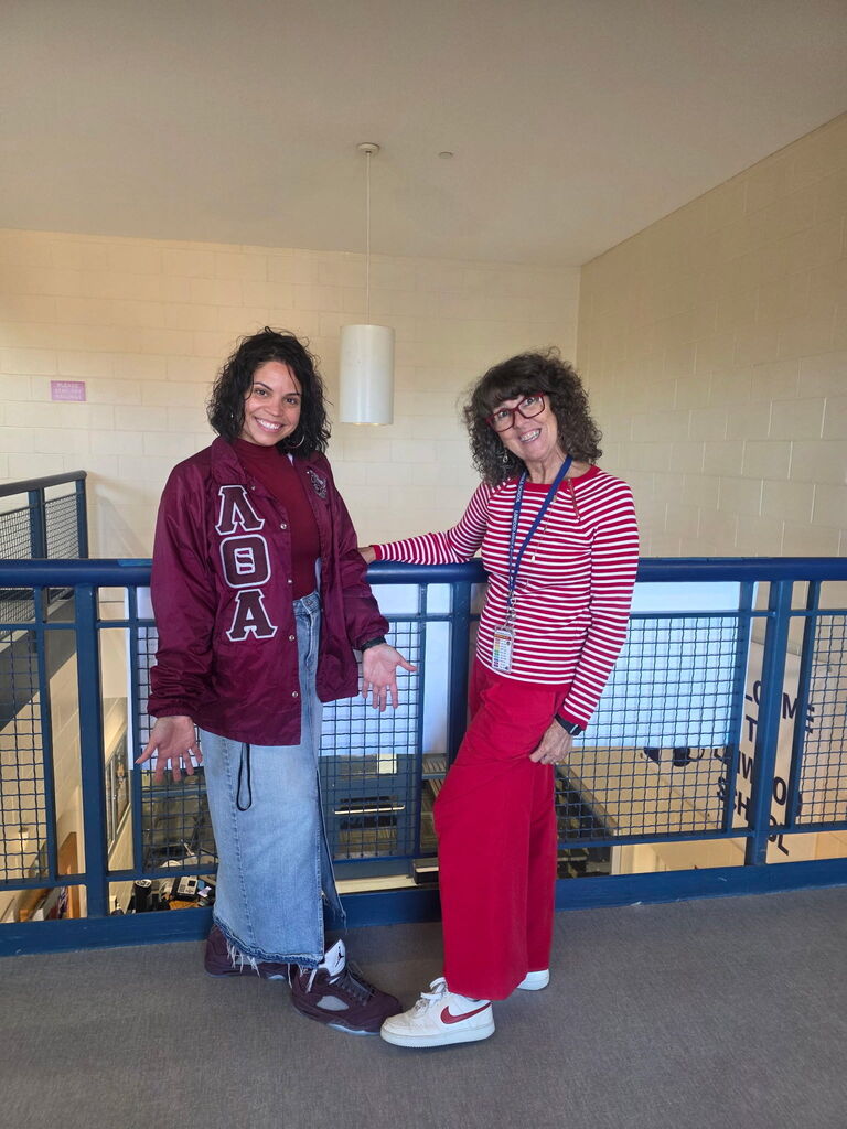 Teachers posing togher
