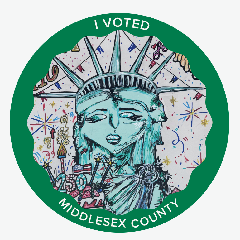 I voted sticker