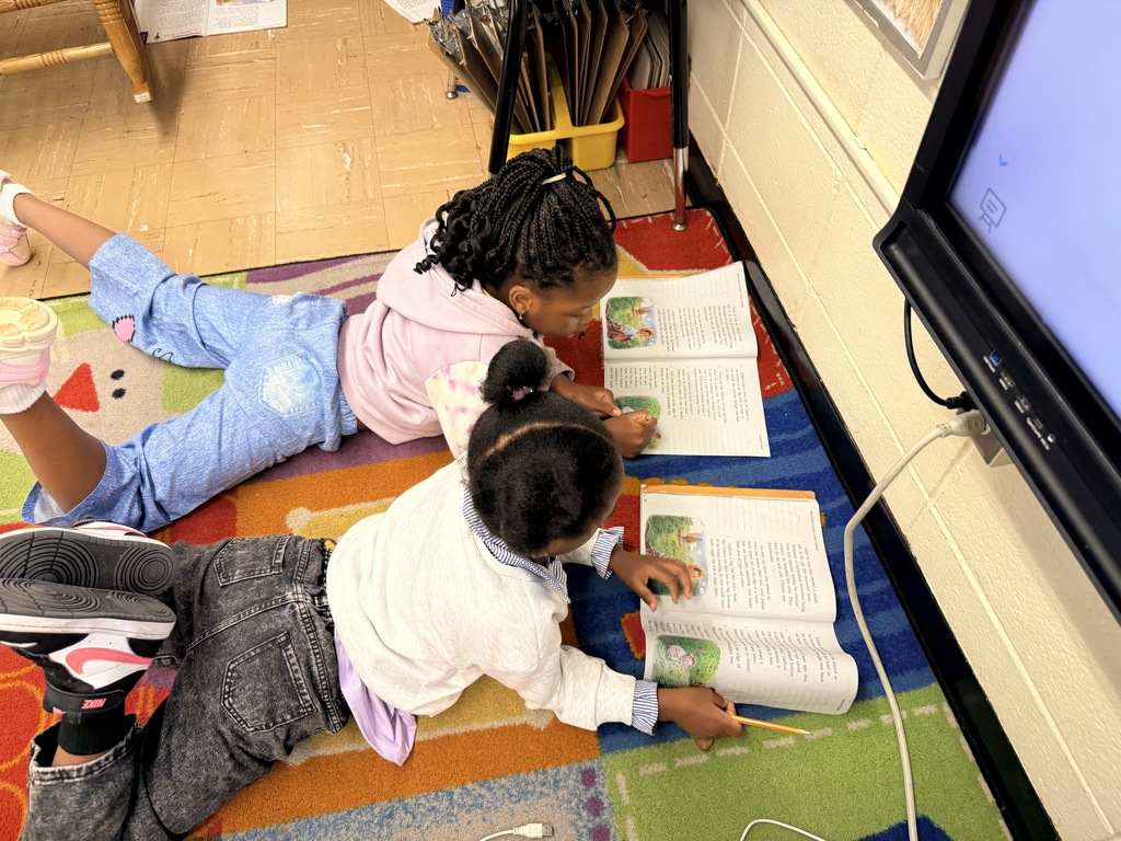 Ms. Marin's Class enjoying Benchmark and learning about Habitats!