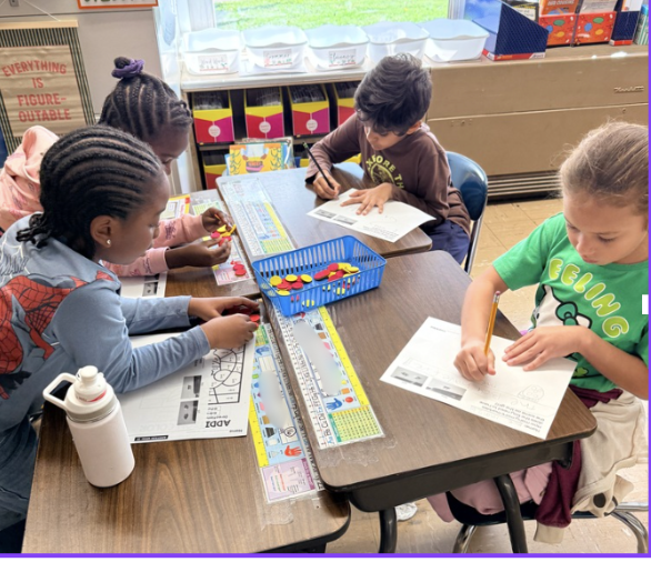 Students working at their desks