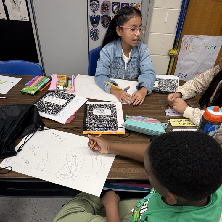 Students working together