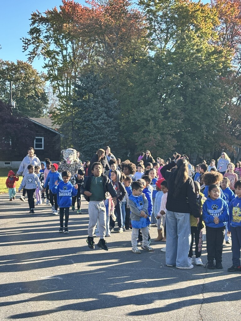 students walking together