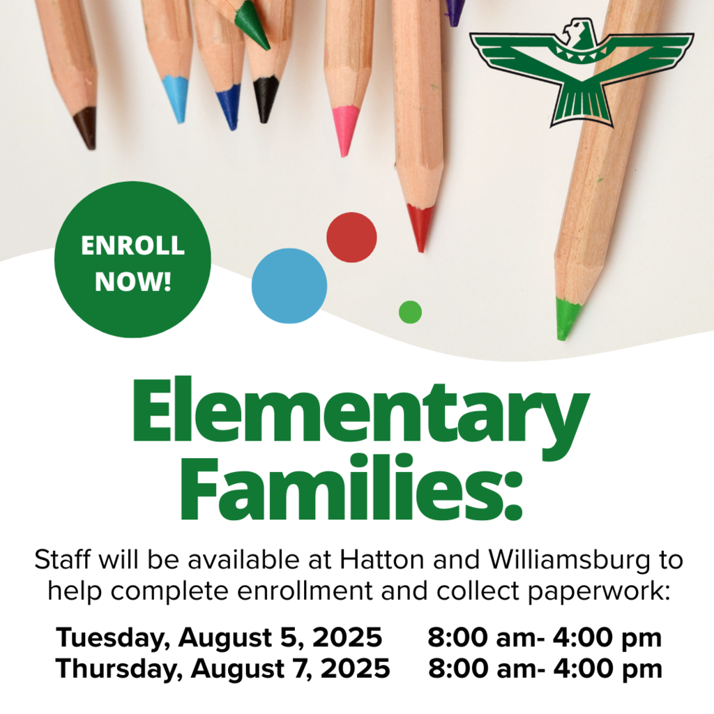 Online  Enrollment Help at Hatton and Williamsburg