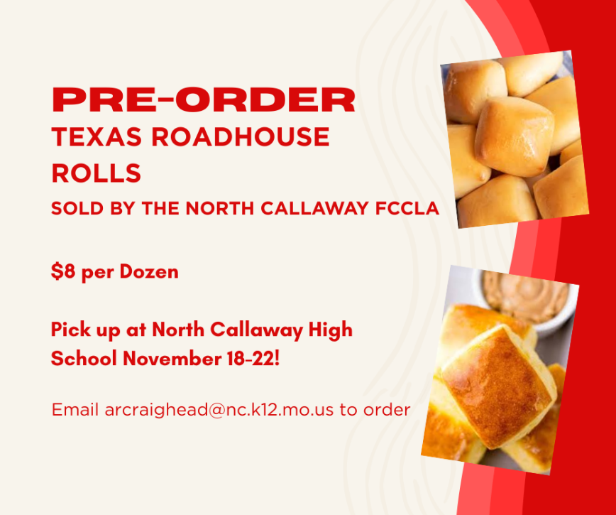 FCCLA Roll Fundraiser Flyer