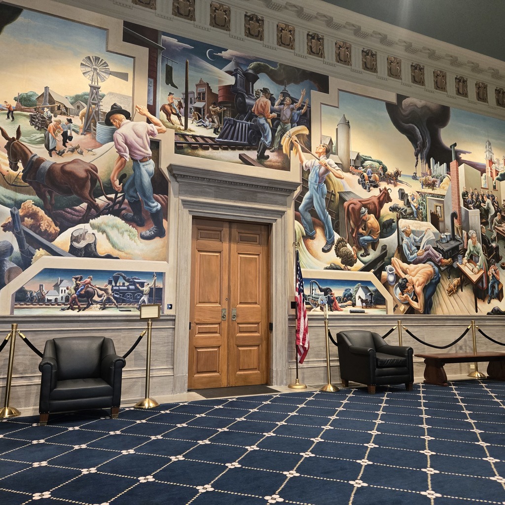 Thomas Hart Benton mural at Mo State Capitol