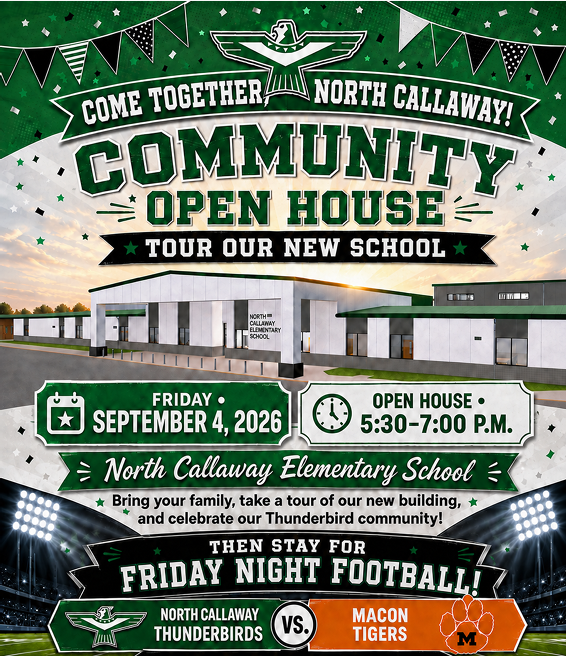 community open house flyer- all information is in the text of the post