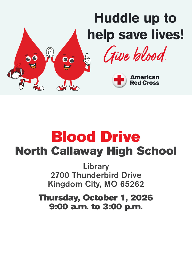 Blood Drive flyer- all information in the post