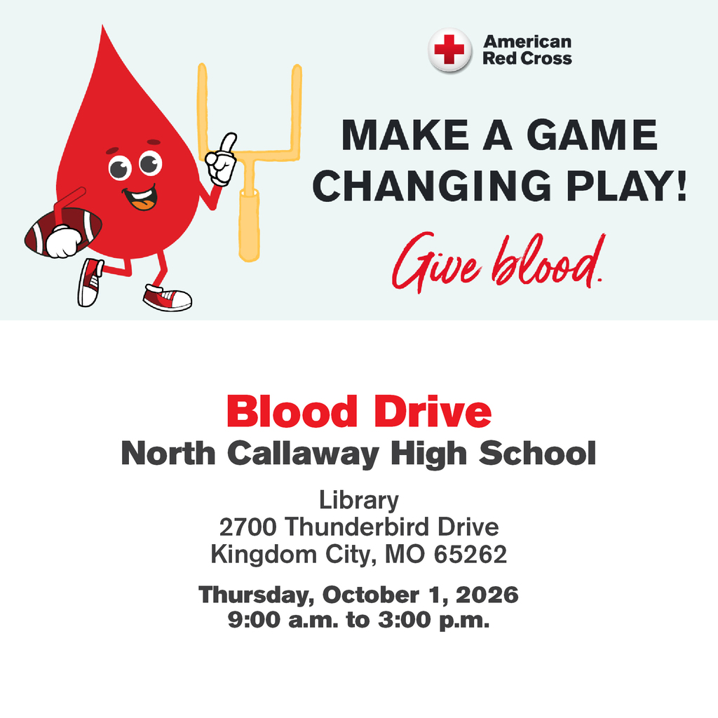 Blood Drive flyer- all information in the post