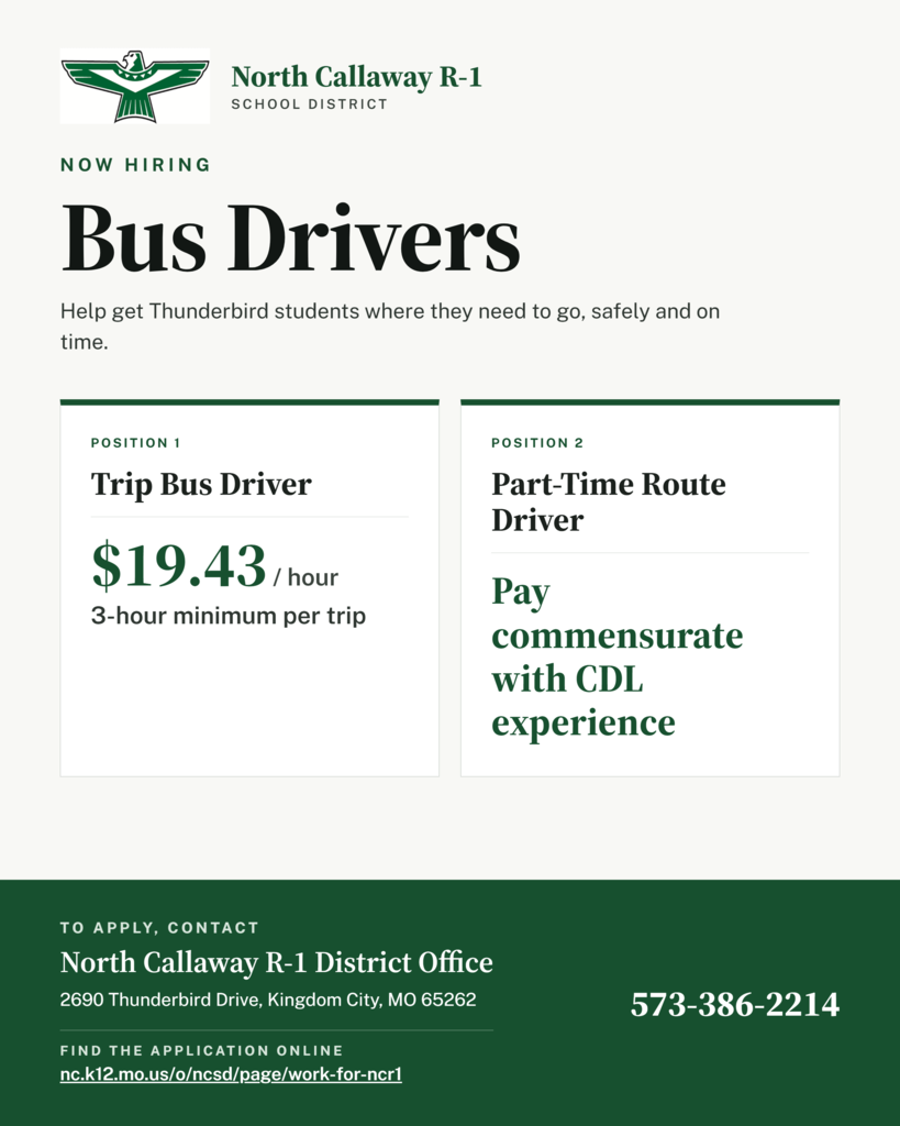 Bus Drver Advertisement