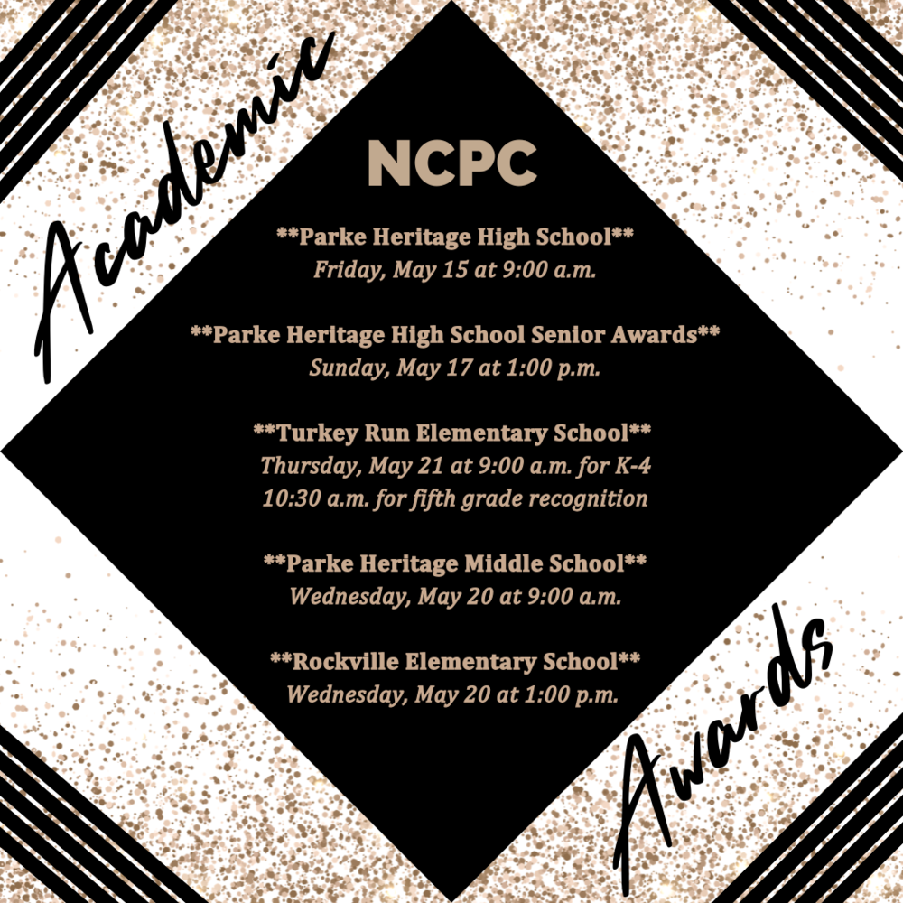 graphic with a diamond and information for the academic awards program