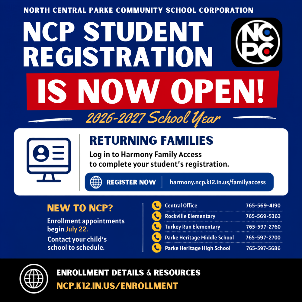 NCP Student Registration now open