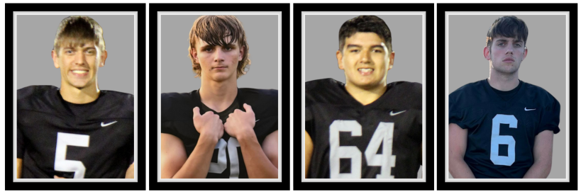 photos of four football players 
