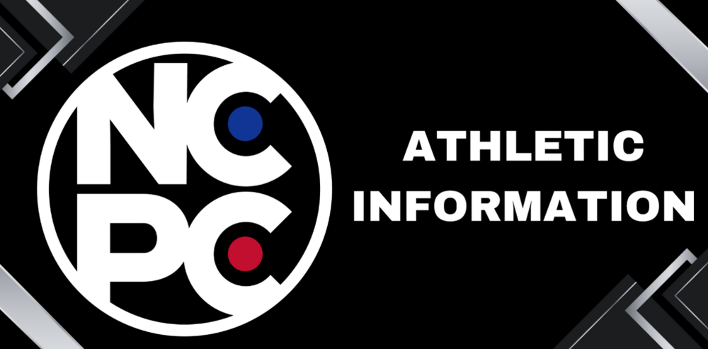 graphic with NCP logo and the words athletic information