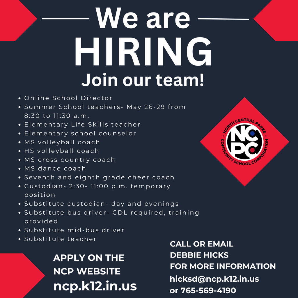 graphic with the NCPC logo and employment information
