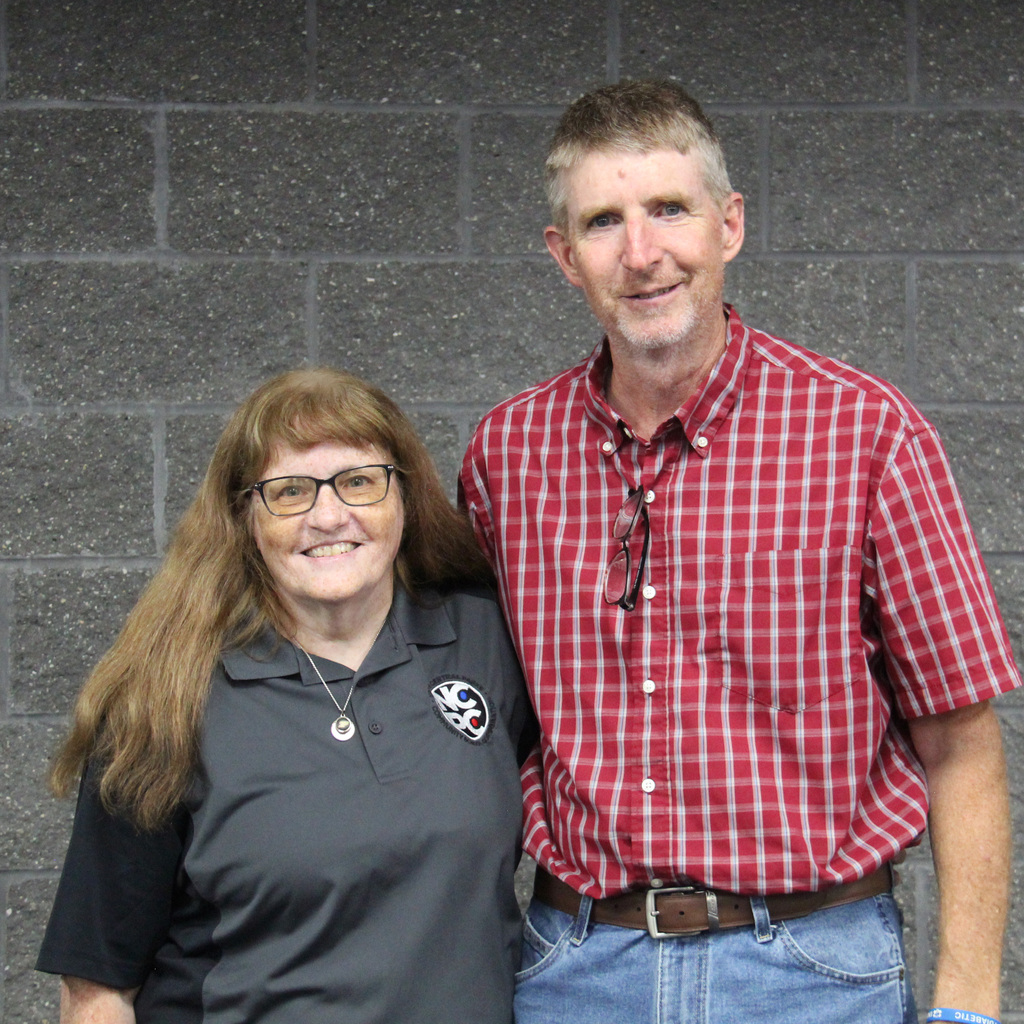 Left to right: Lori Brown and Husband Andrew Brown.