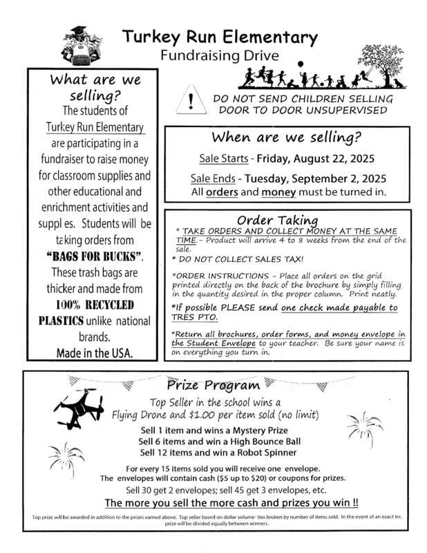 information sheet for trashbag sales