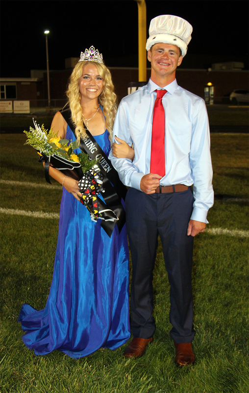 Homecoming Queen Emma Patton and King Henry Busenbark