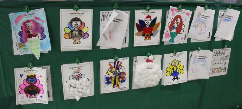 photo of turkeys in disguise